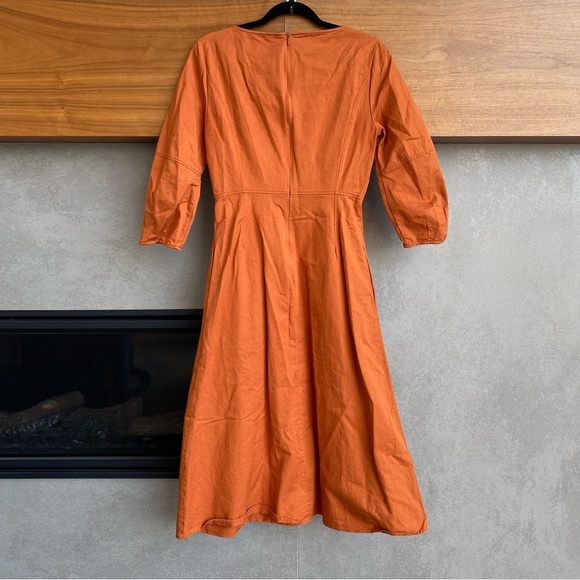 ZARA PUFFY SLEEVED DRESS, SIZE S - Picture 10 of 12